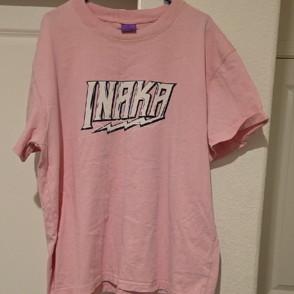 INAKA Power Light Pink Graphic Tee